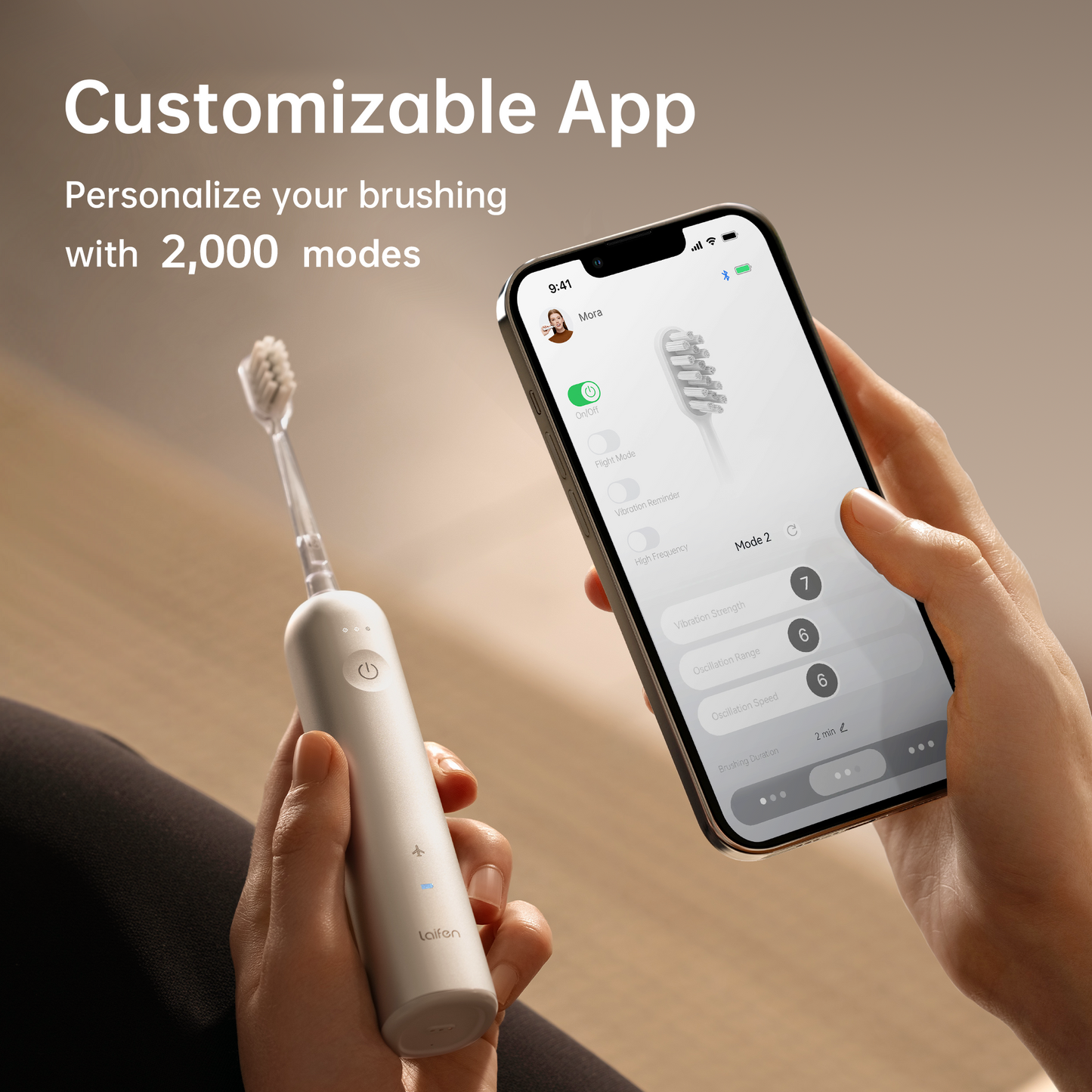Bundle - Wave (ABS) + Toothbrush Head (6-Pack)