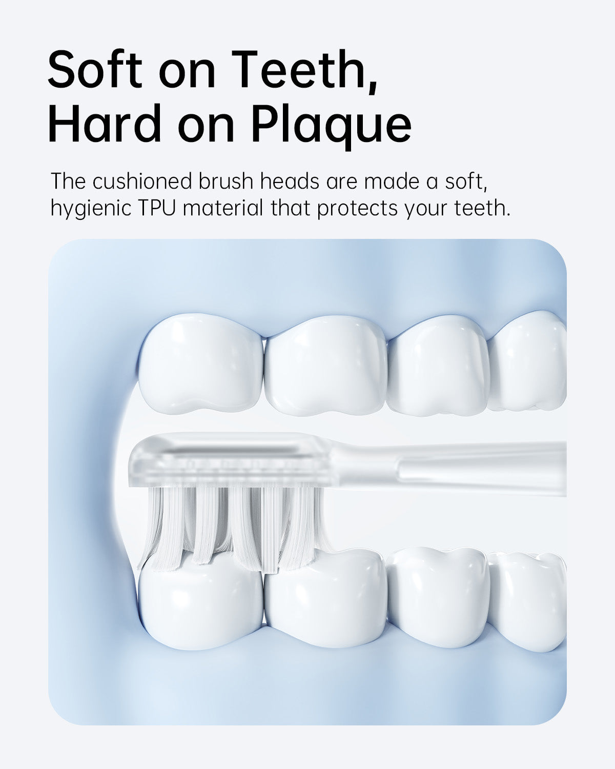 Laifen Wave toothbrush heads 6-pack