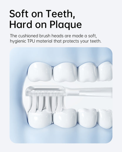 Laifen Wave toothbrush heads 6-pack