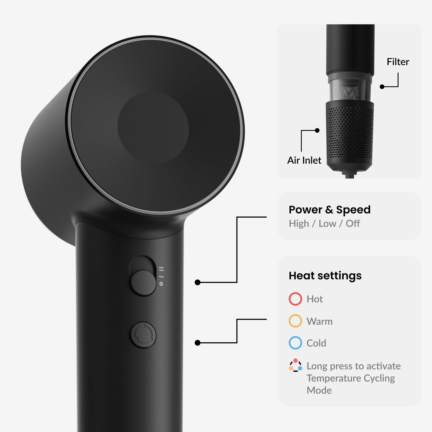 Laifen SE · High-speed hair dryer