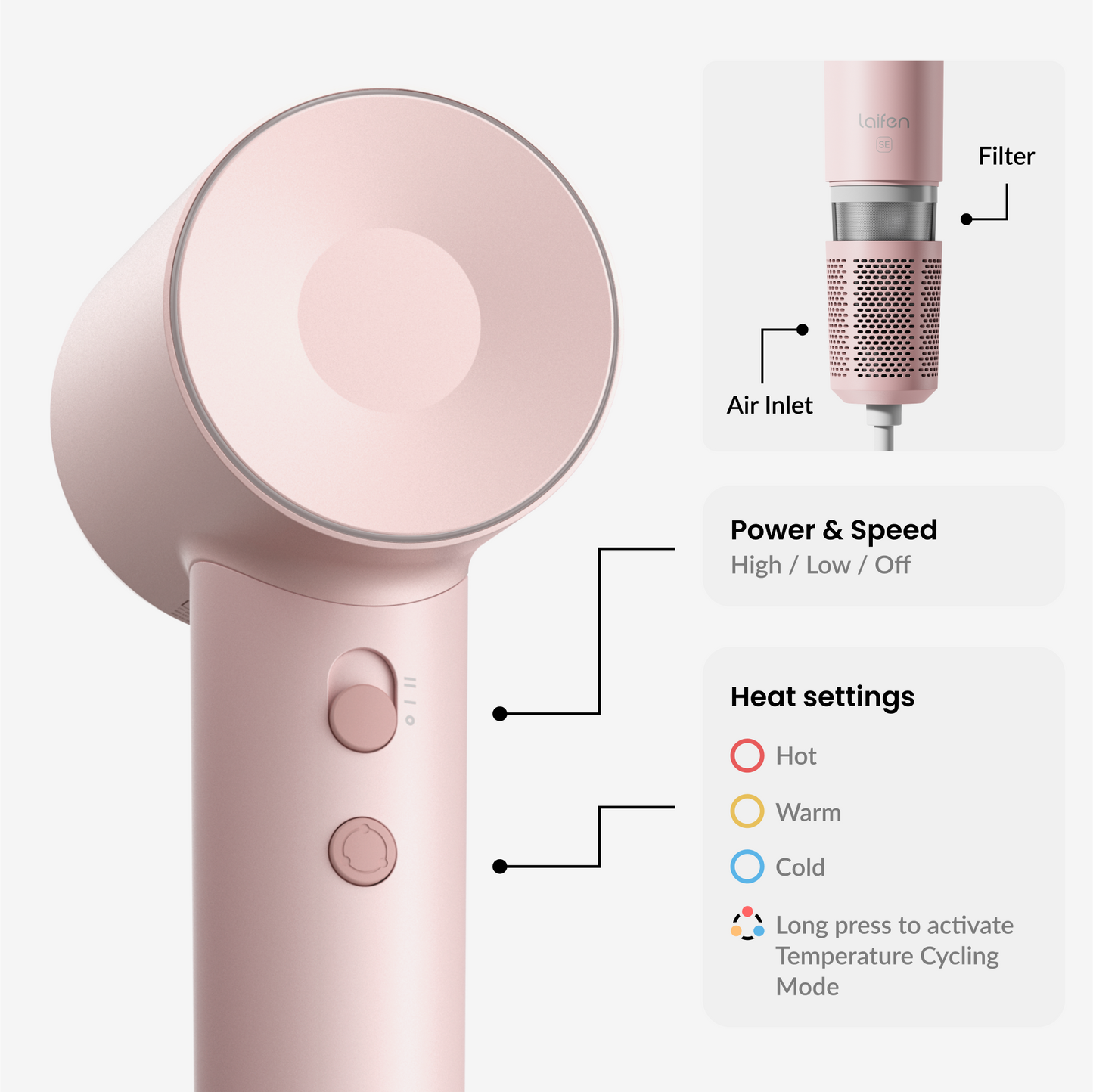 Laifen SE · High-speed hair dryer