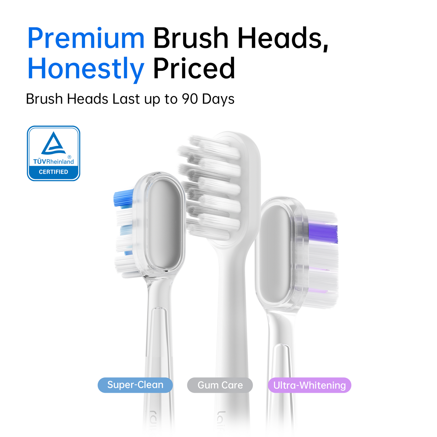 Bundle - Wave (ABS) + Toothbrush Head (6-Pack)
