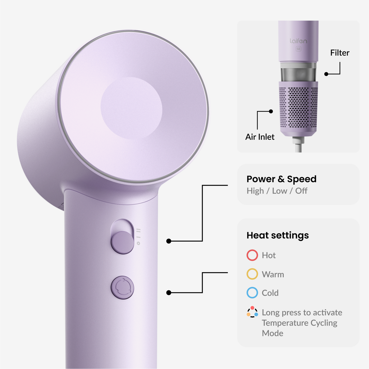 Laifen SE · High-speed hair dryer