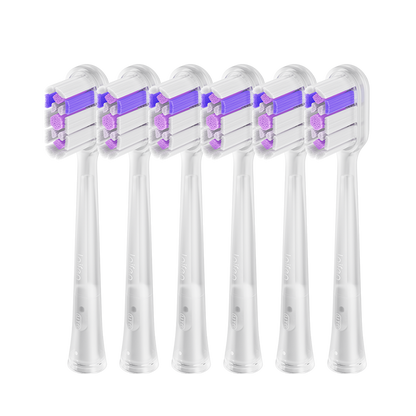 Laifen Wave toothbrush heads 6-pack