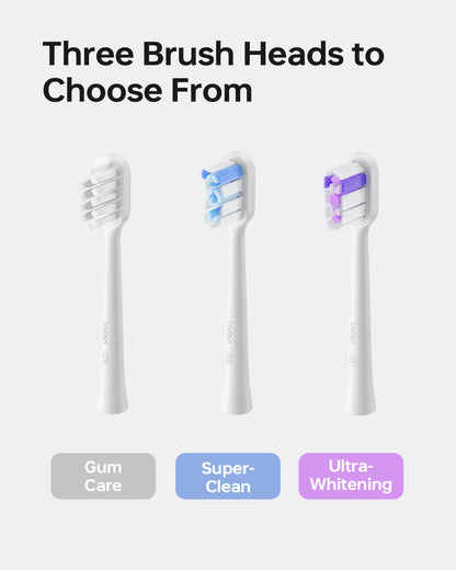 Laifen Wave toothbrush heads 6-pack